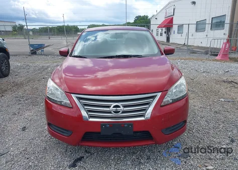2014 Nissan Sentra S z USA, uszkodzony, nr VIN 3N1AB7APXEL628504